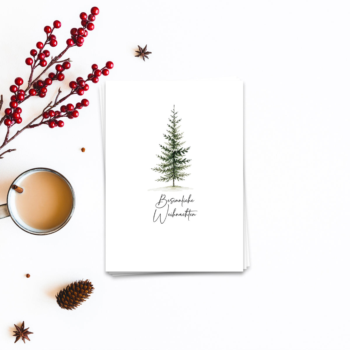 Besinnliche Weihnachten - Weihnachtskarte