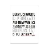 Eigentlich wollte ich ja putzen - Magnet