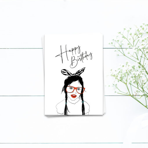 Geburtstags -  Postkarte