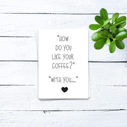 How do you like your coffee - Postkarte